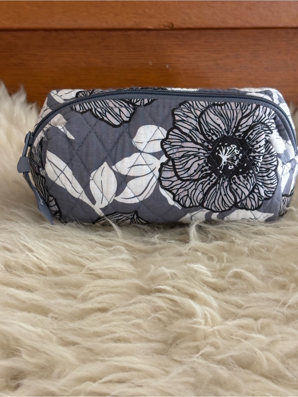 Vera Bradley ‘Moon Shadow Meadow’ Quilted Floral Travel Cosmetic Bag